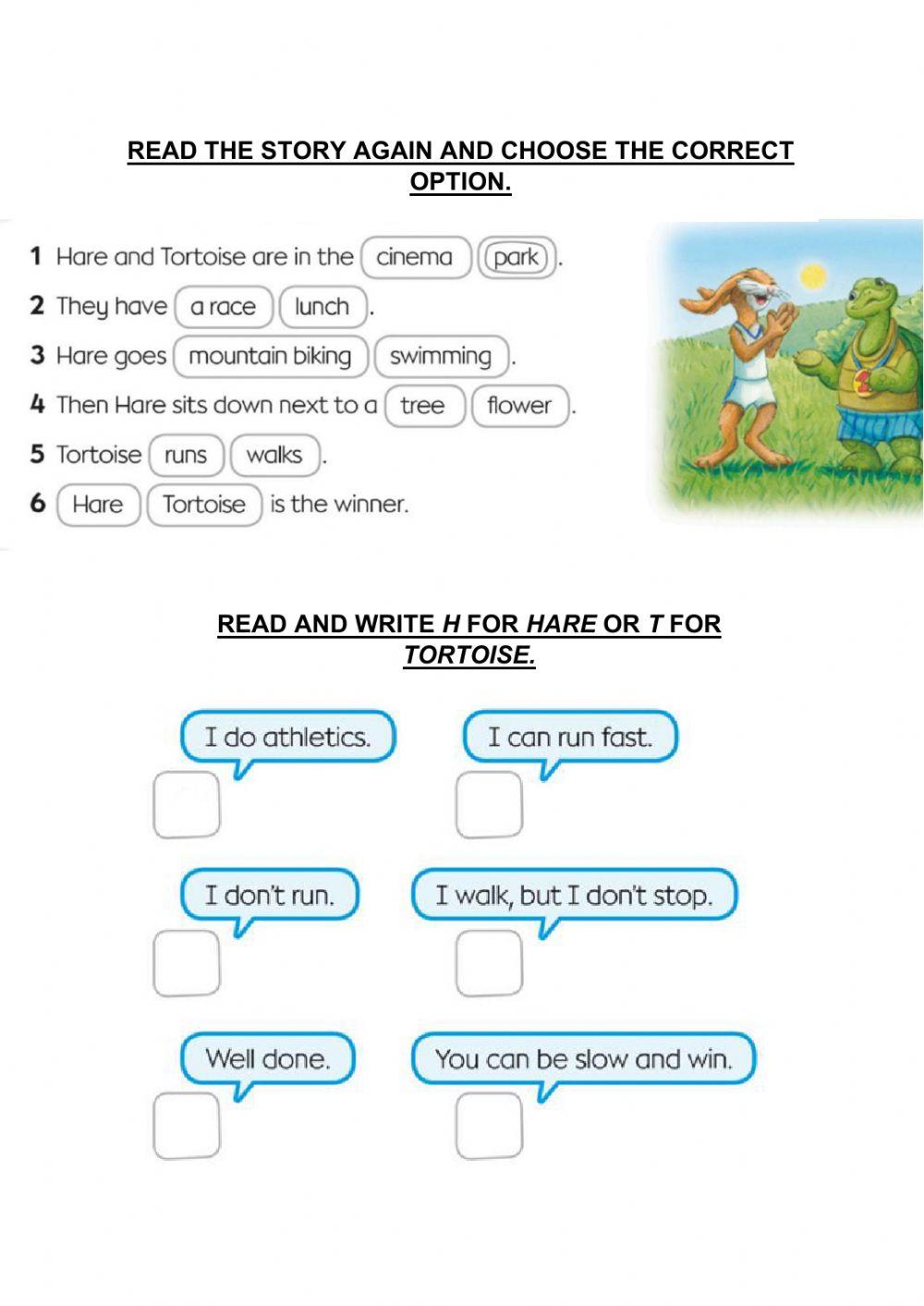 The Hare and the Tortoise