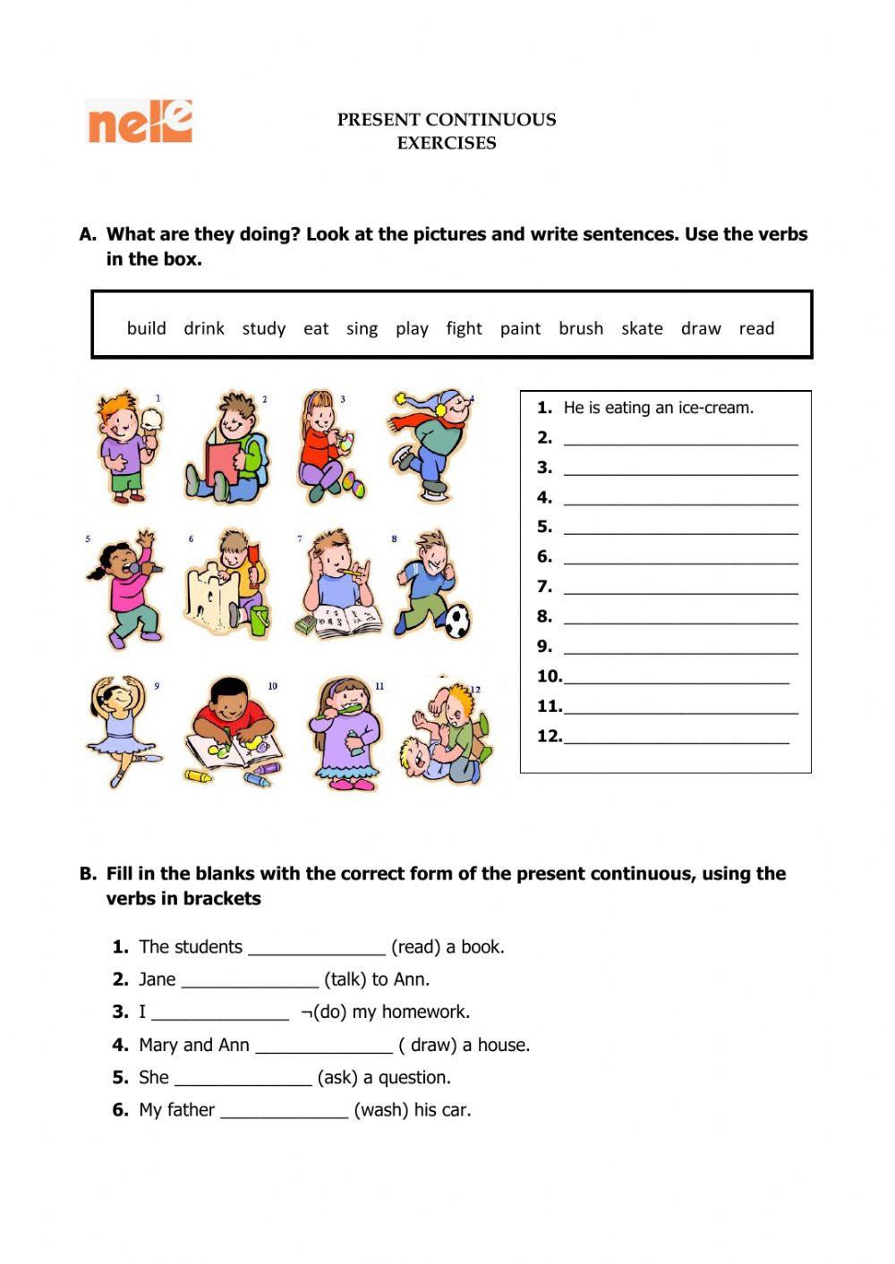 Present Continuous Review