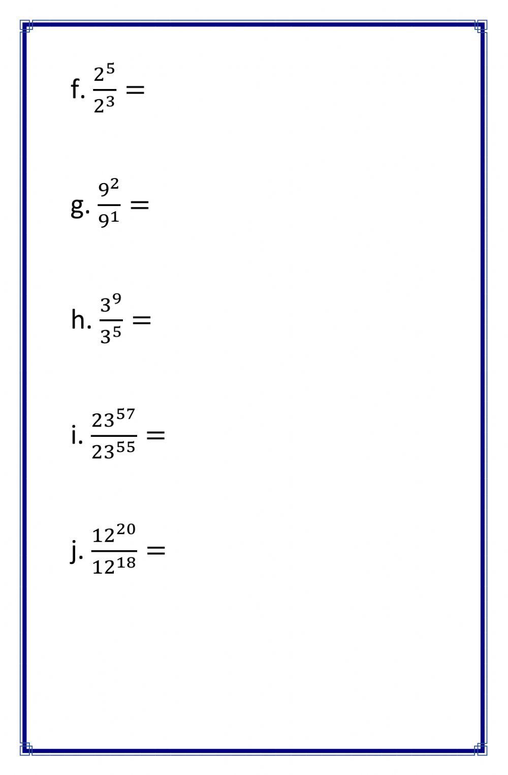 Propiedades de Potencias