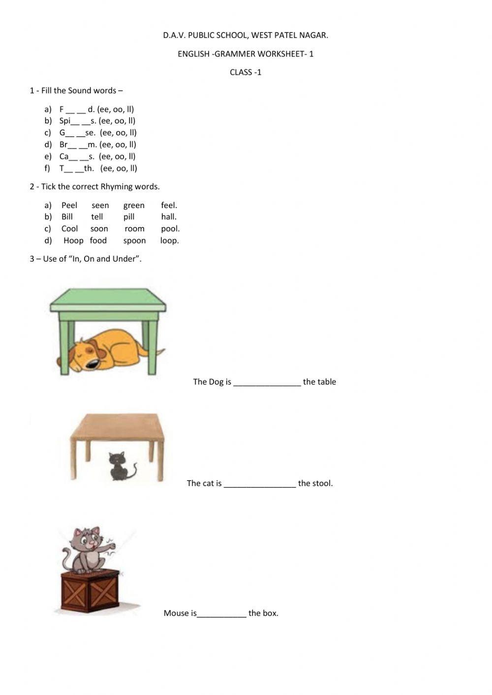 English Grammer Workbook