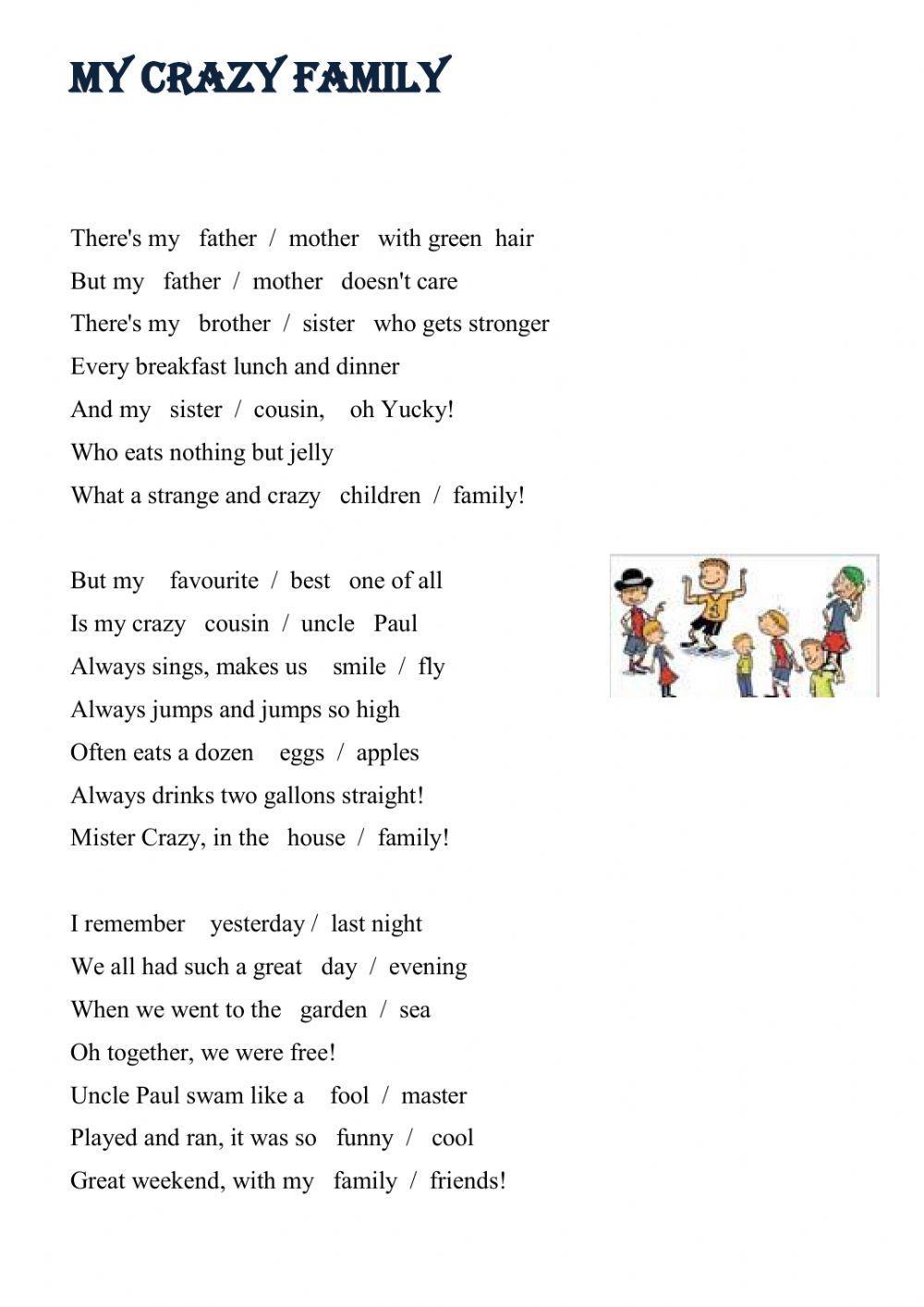 Song - My crazy family Song - My crazy family