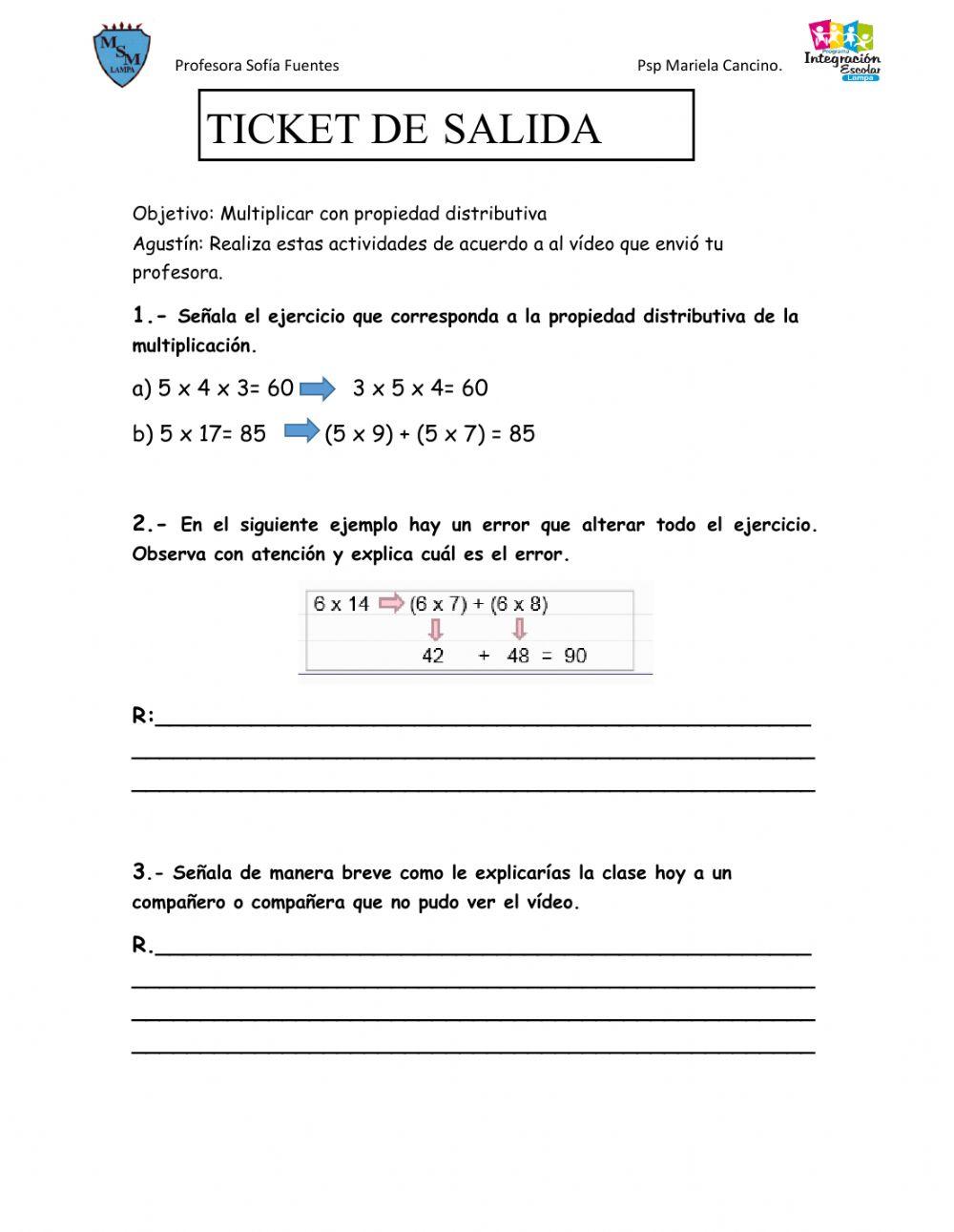 Propiedad distributiva