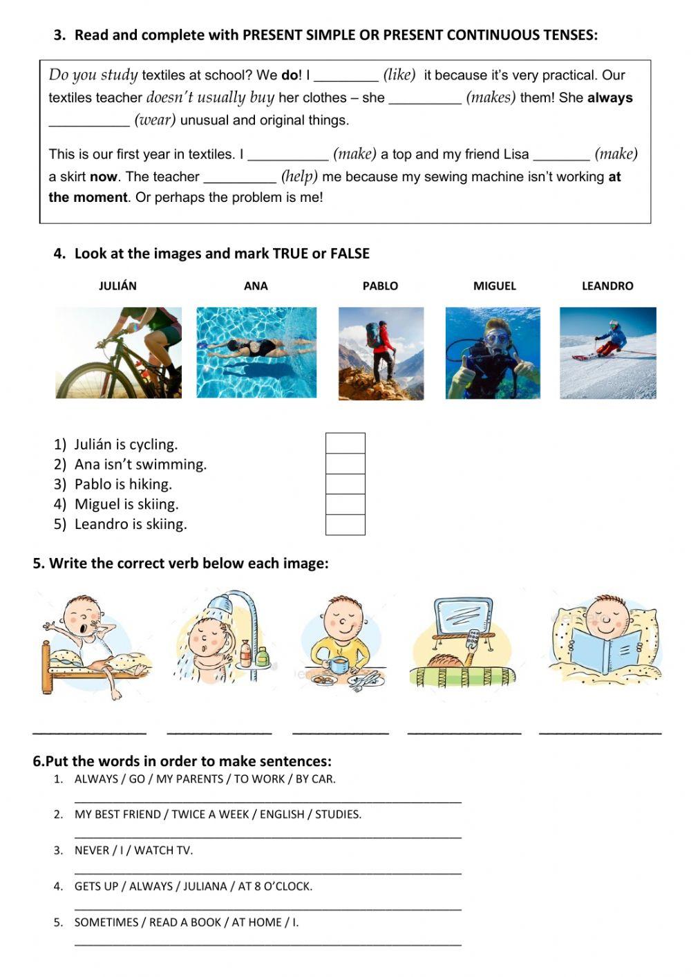 English exam 1st year