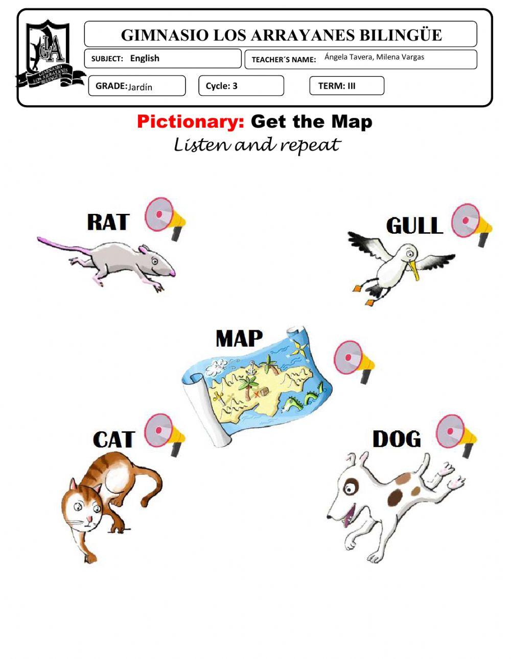 Pictionary Get the Map