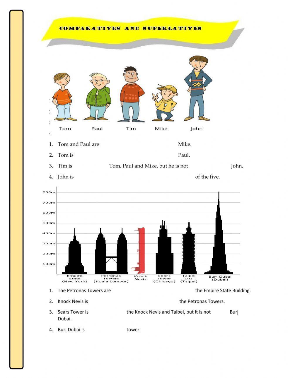 Comparatives and Superlatives