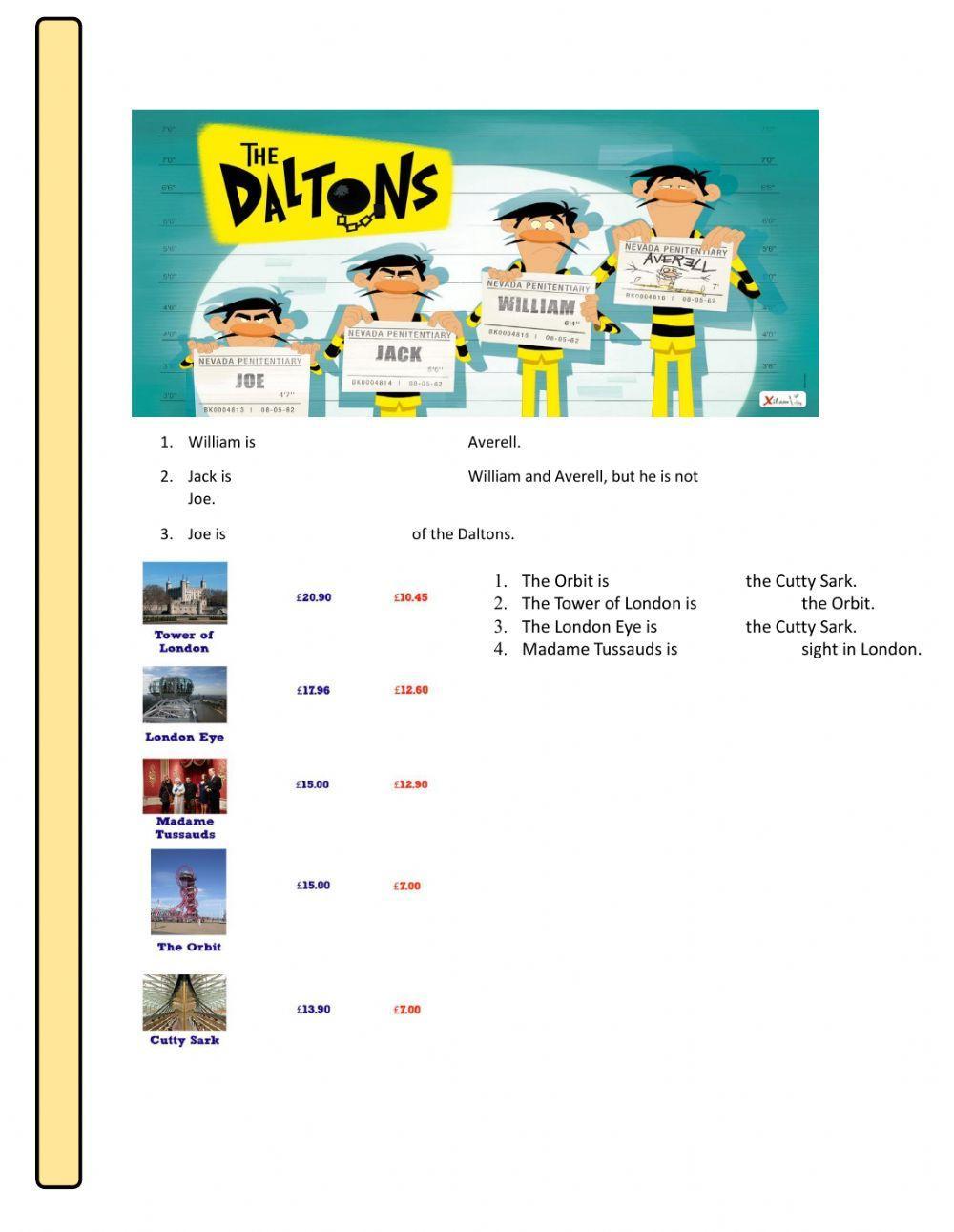 Comparatives and Superlatives