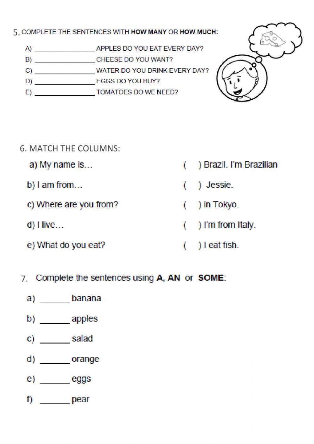 Kids 5 - Review (UNIT 01, 02 and 03)