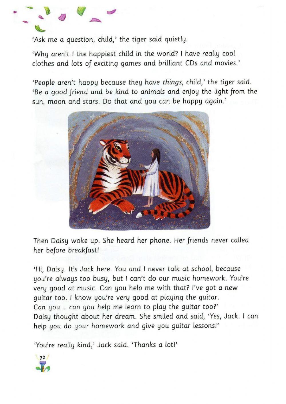 Daisy's tiger dream