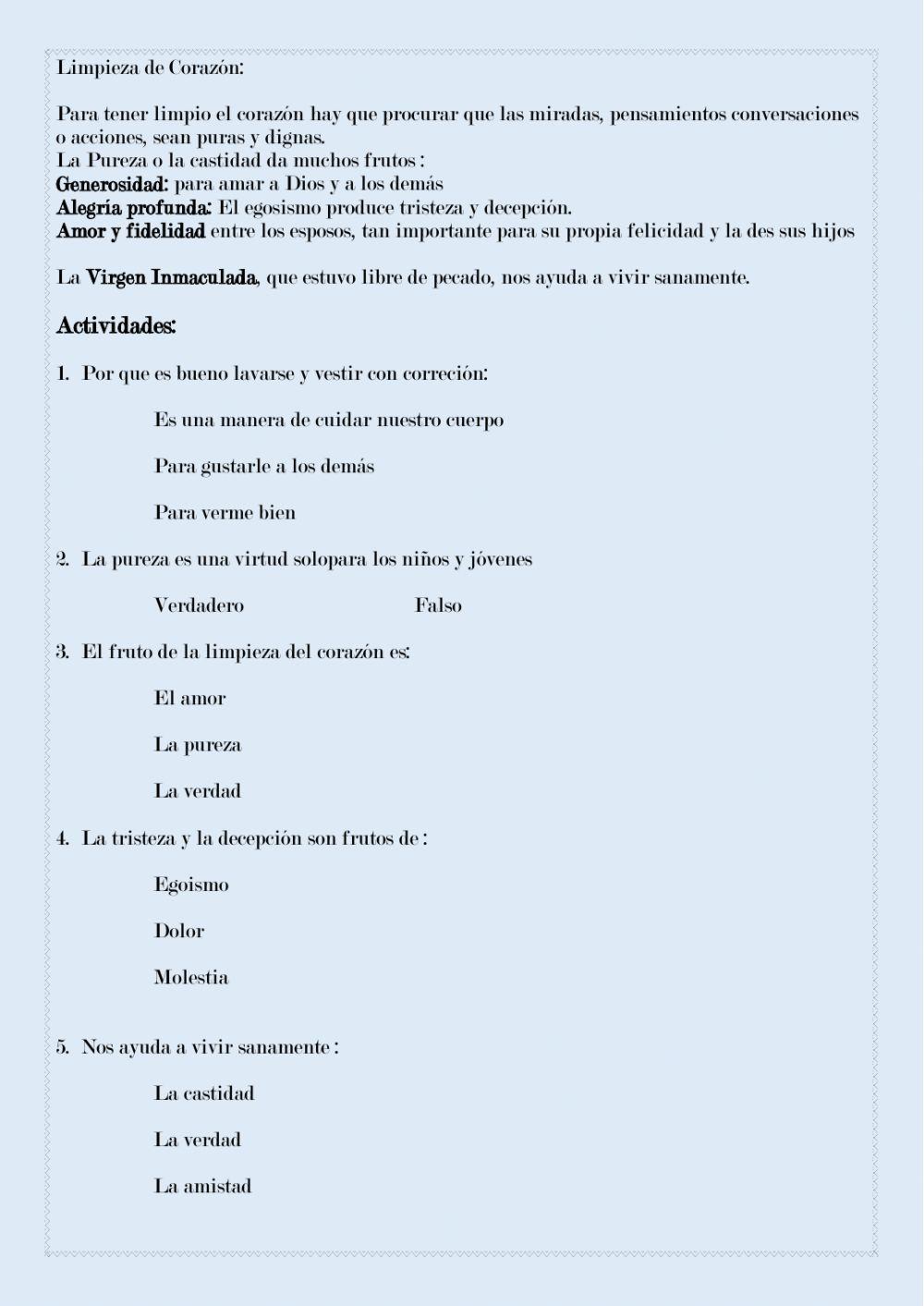 Sexto y Noveno Mandamiento