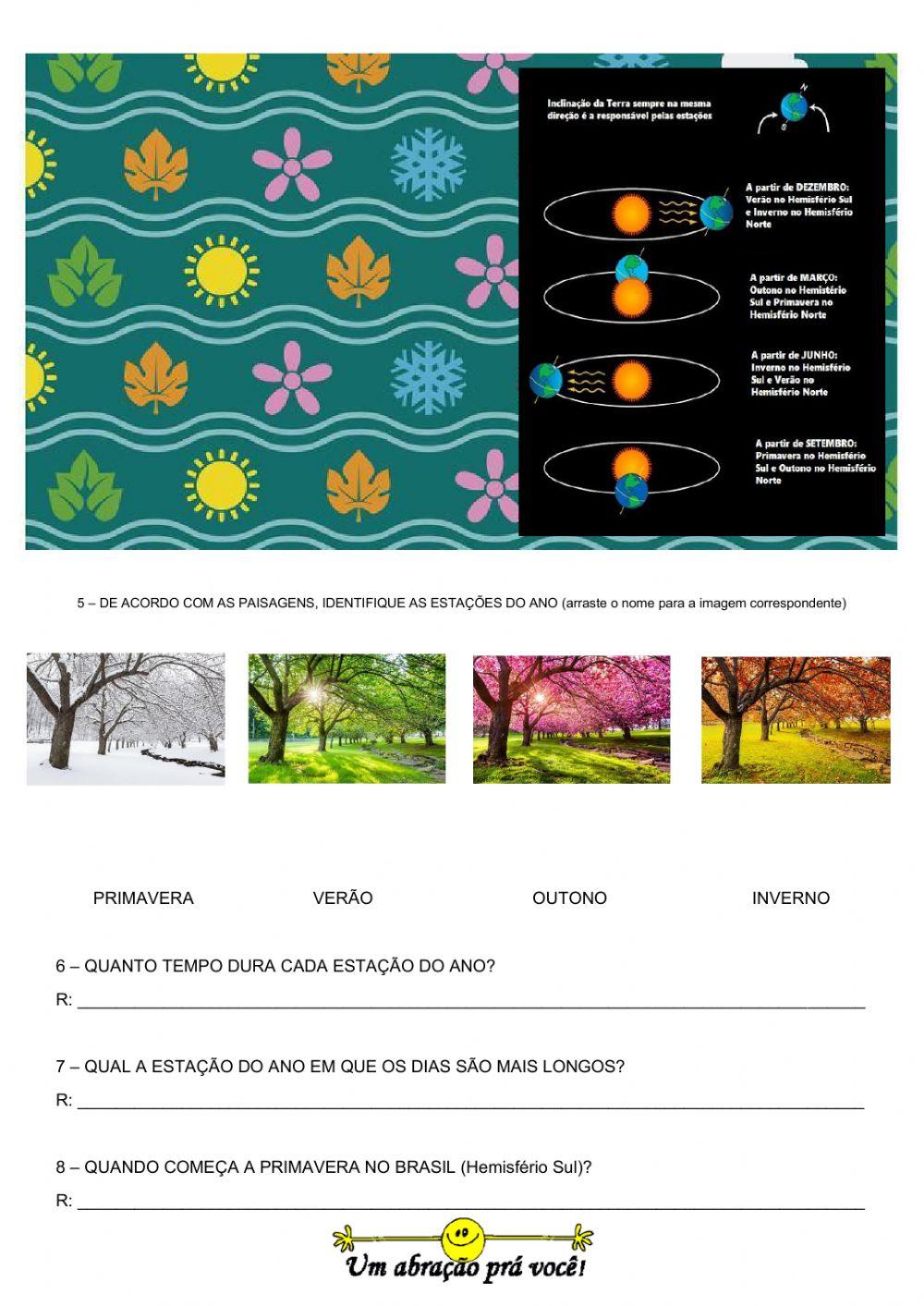 Situação de Aprendizagem 1 - PLANETA TERRA: MOVIMENTOS E DINÂMICA CLIMÁTICA