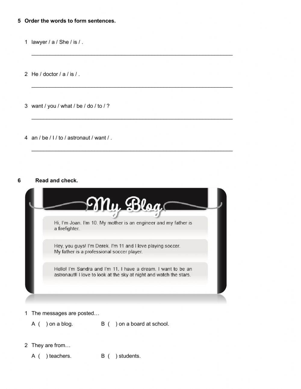 Revise Kids Web 3 - Unit 3 - Jobs