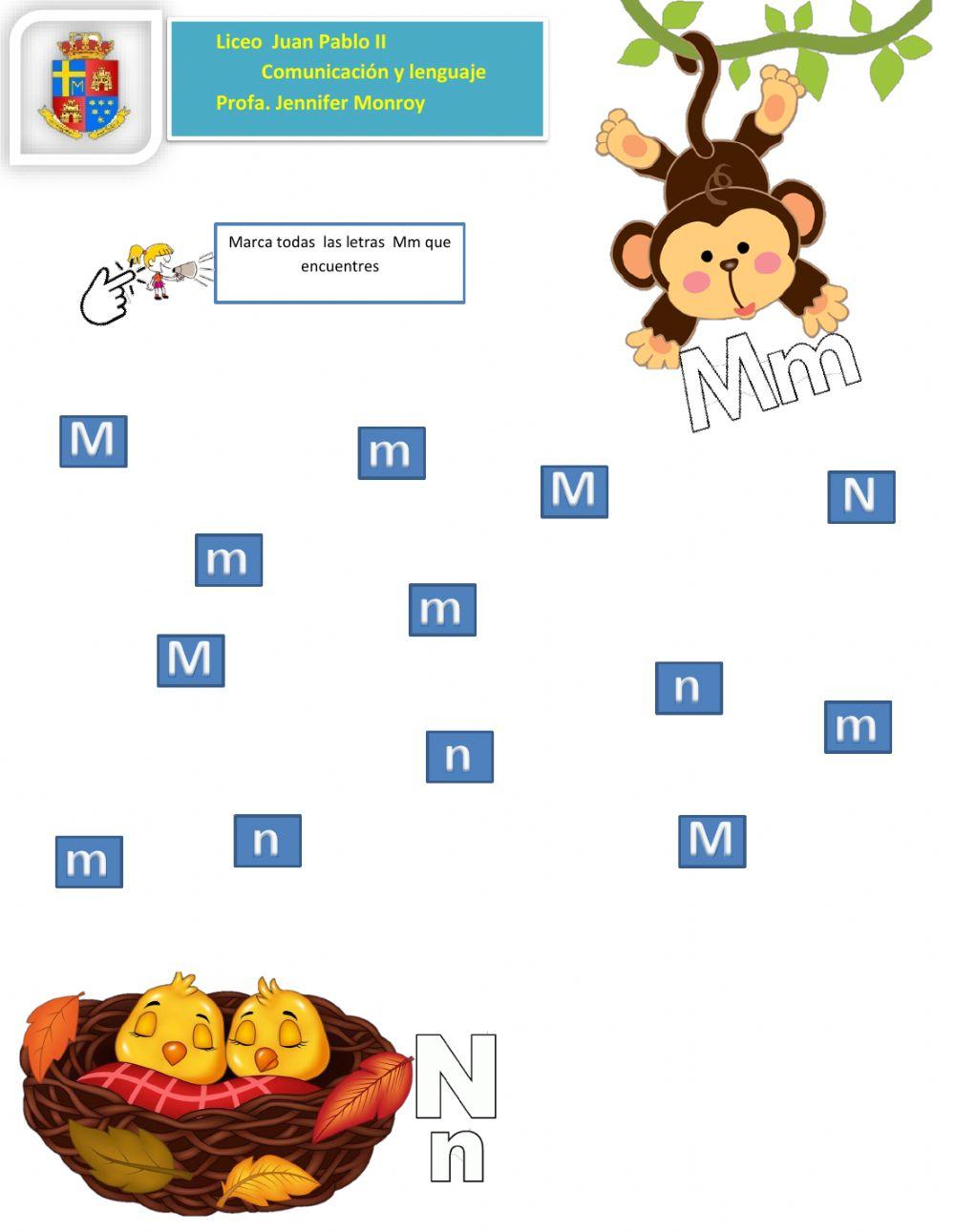 Diferencia entre M y N