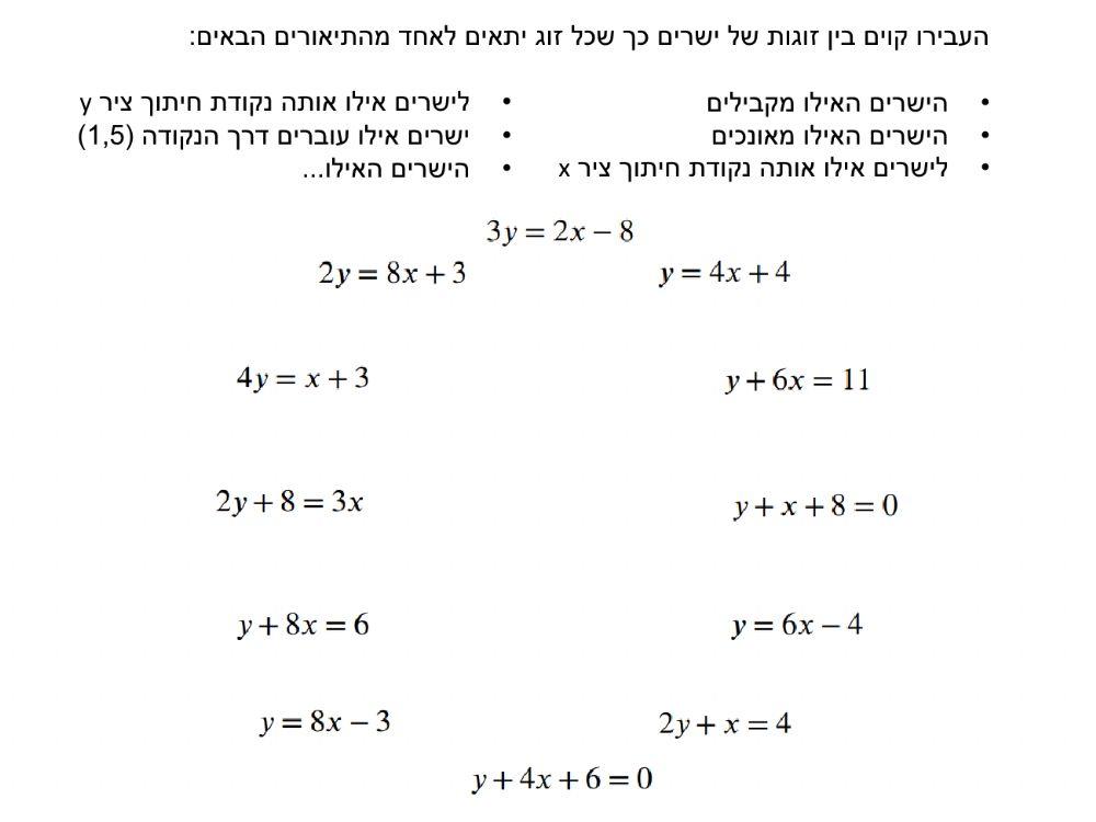 התאם זוגות ישרים
