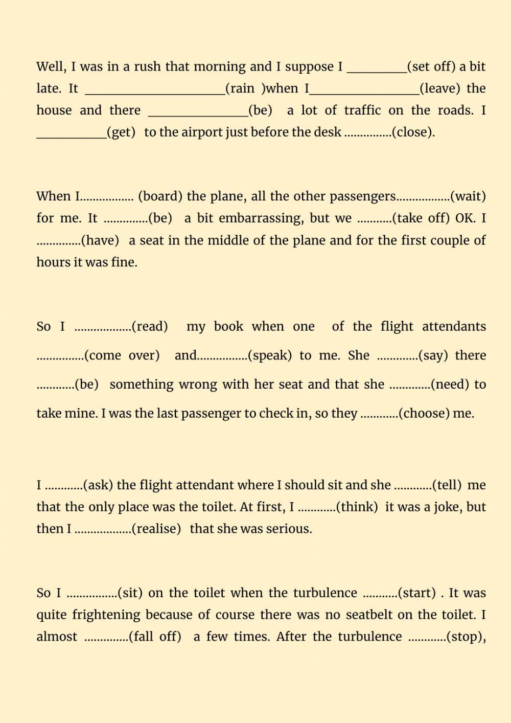 Past Simple or Continuous