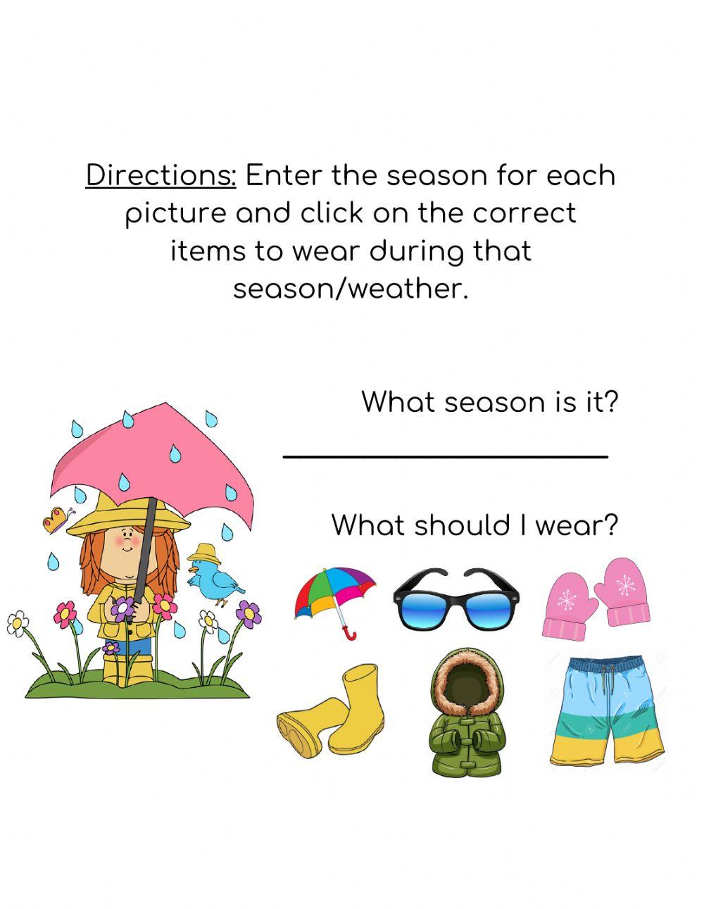 Seasons identification