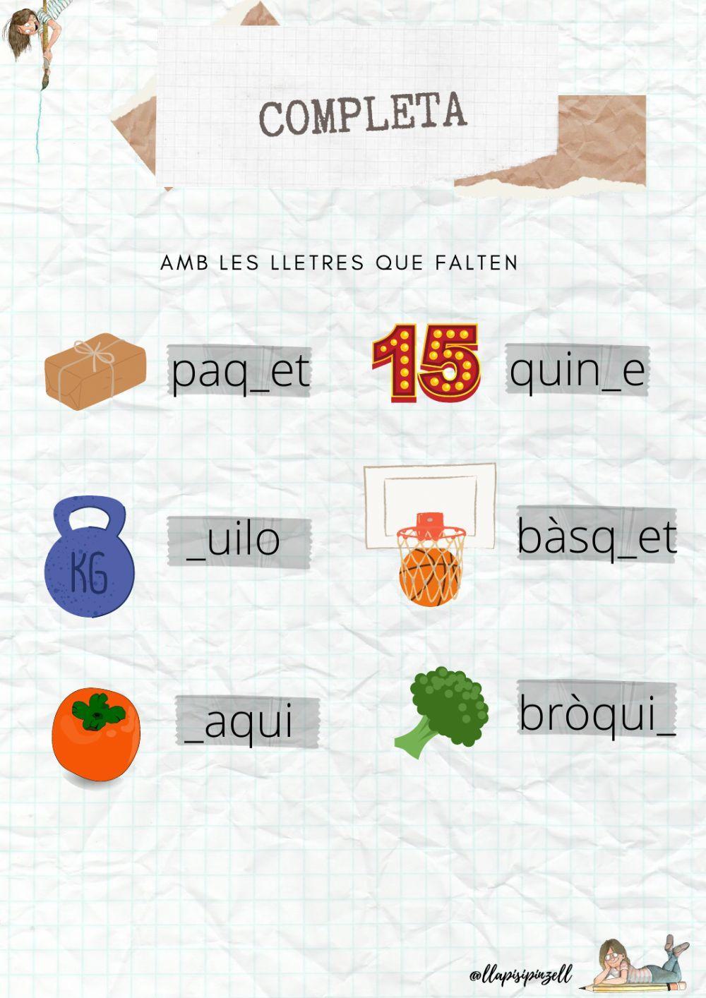 bisíl·labs 12 segona part