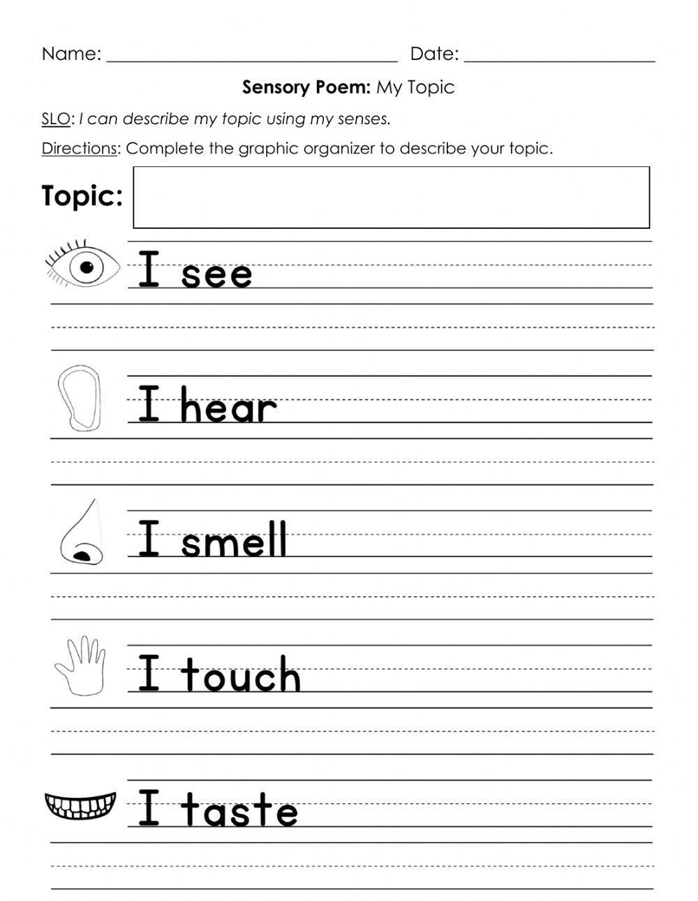 Write sense. Write sense