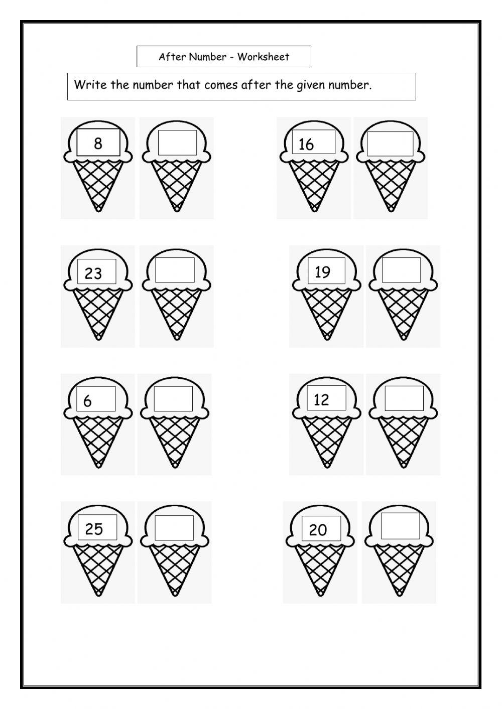 Numeracy online worksheet | Live Worksheets