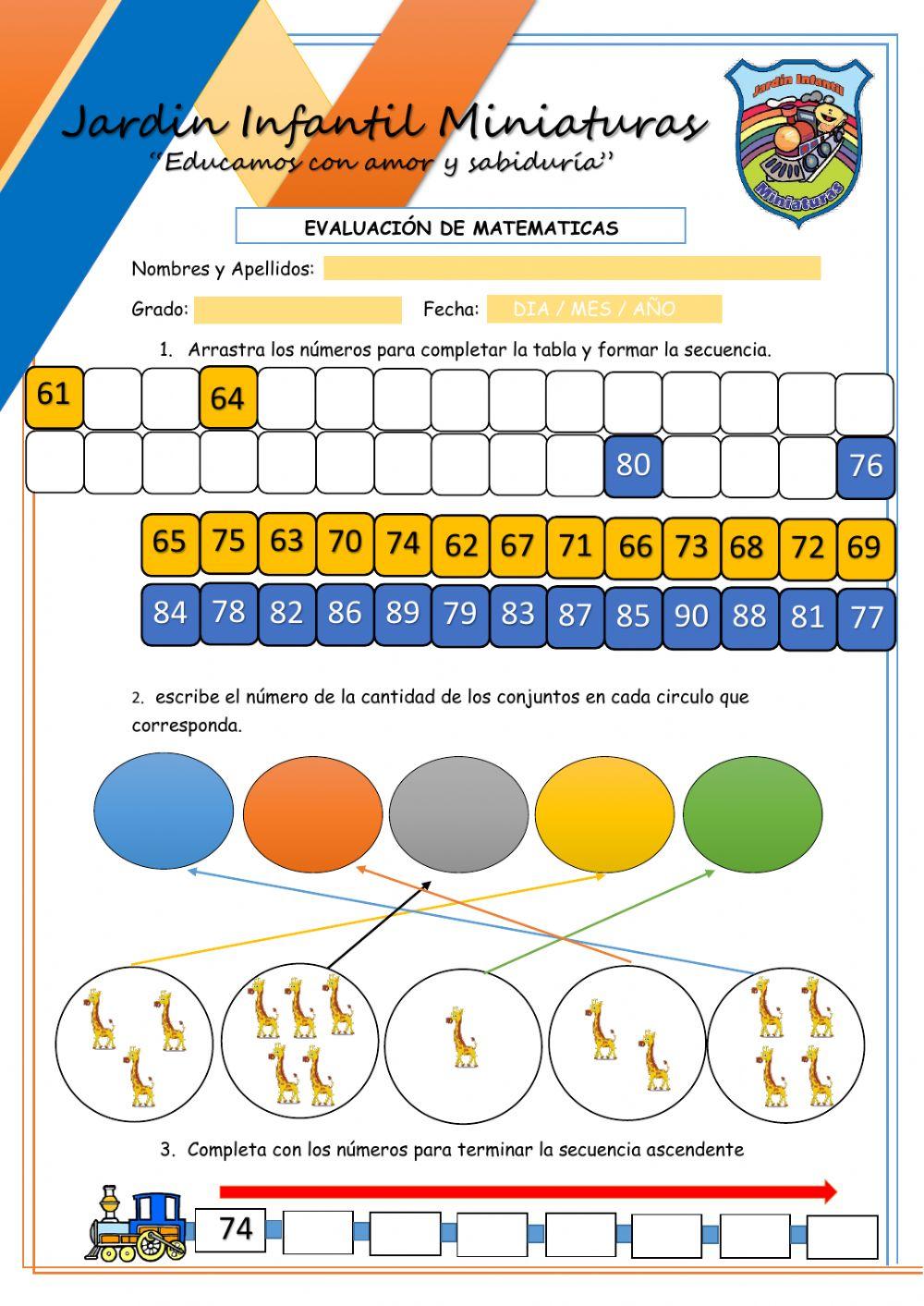 Los números y las secuencias