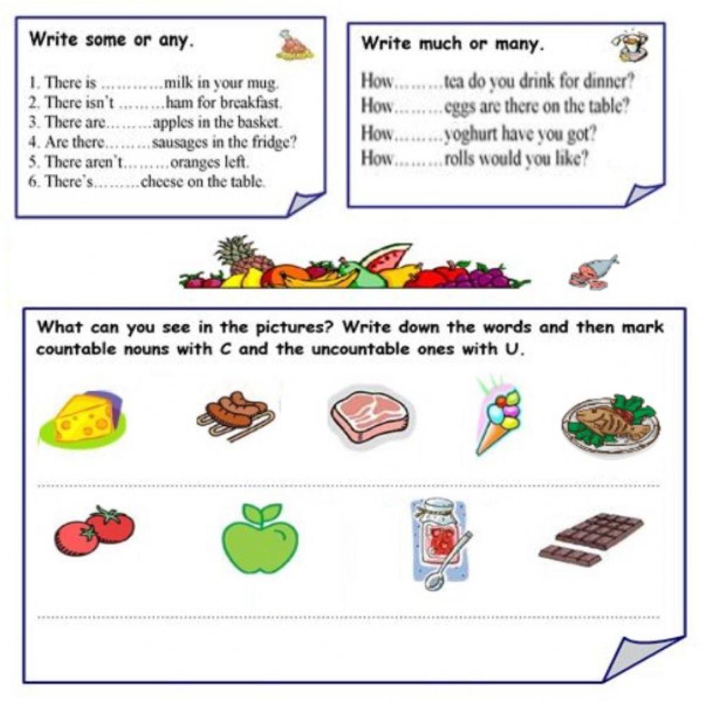 Some-Any-How much-How many