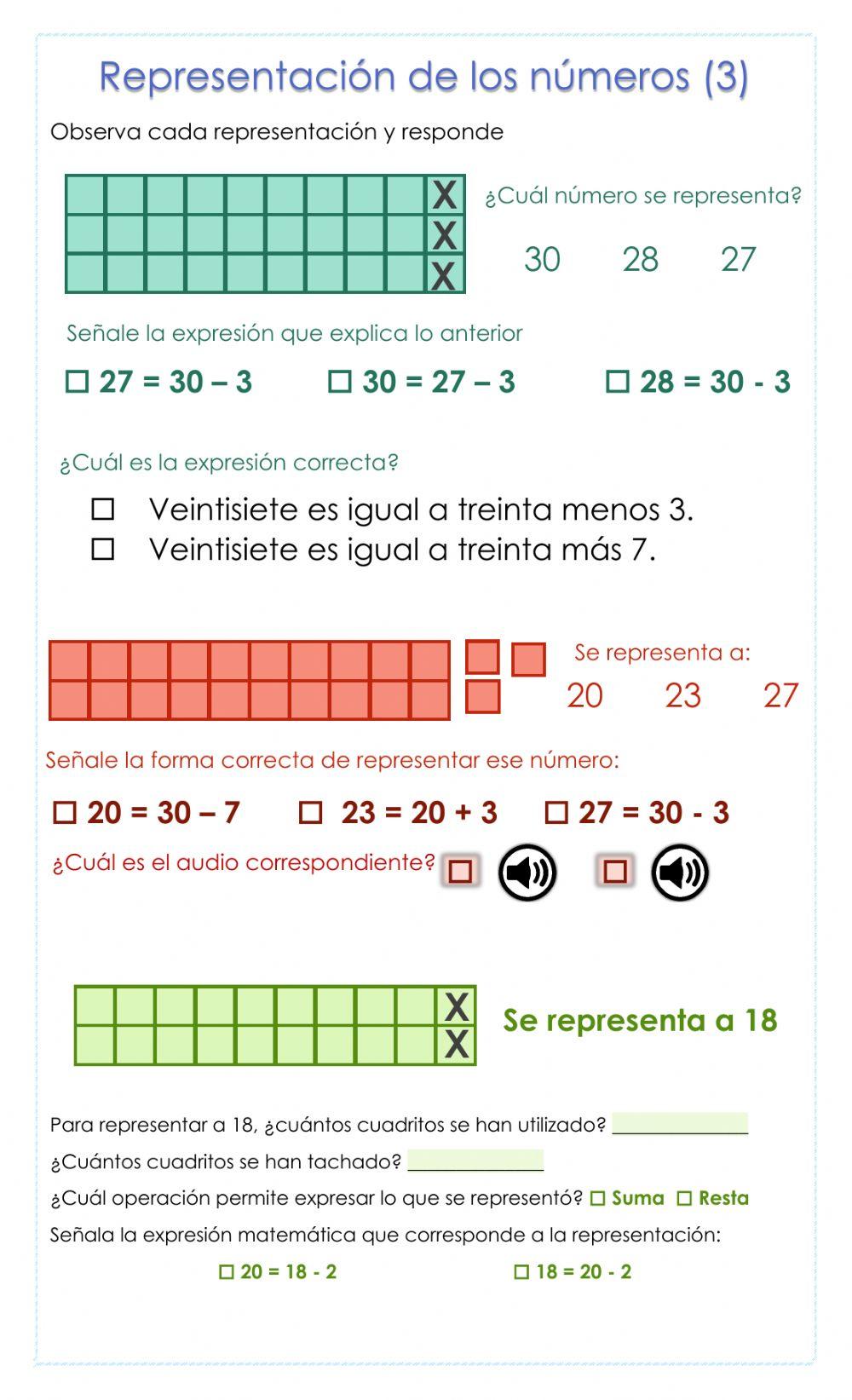 Representación de los números (3)