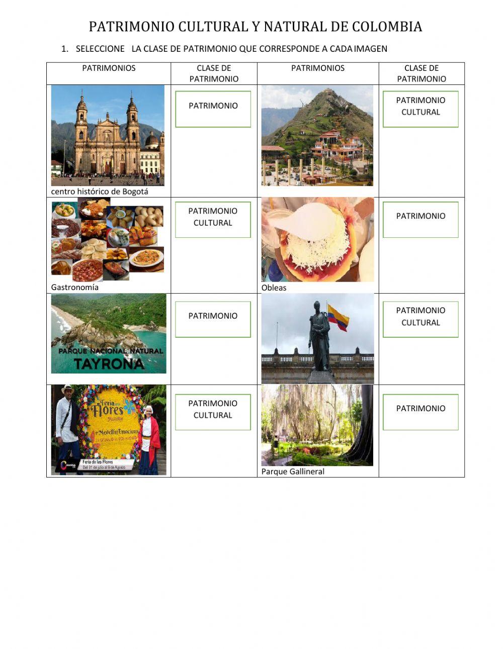 Patrimonio cultural y natural