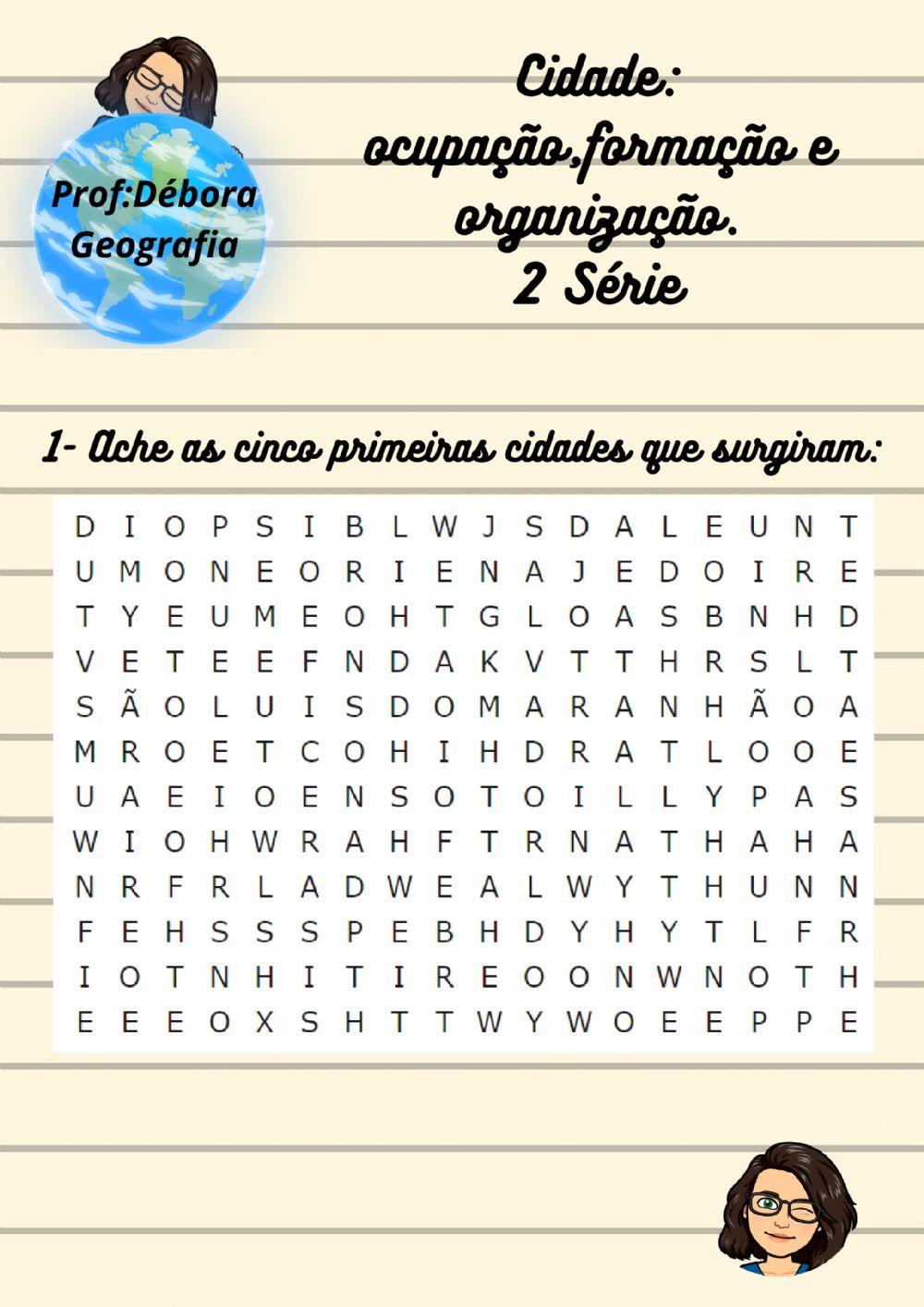 Formação das cidades