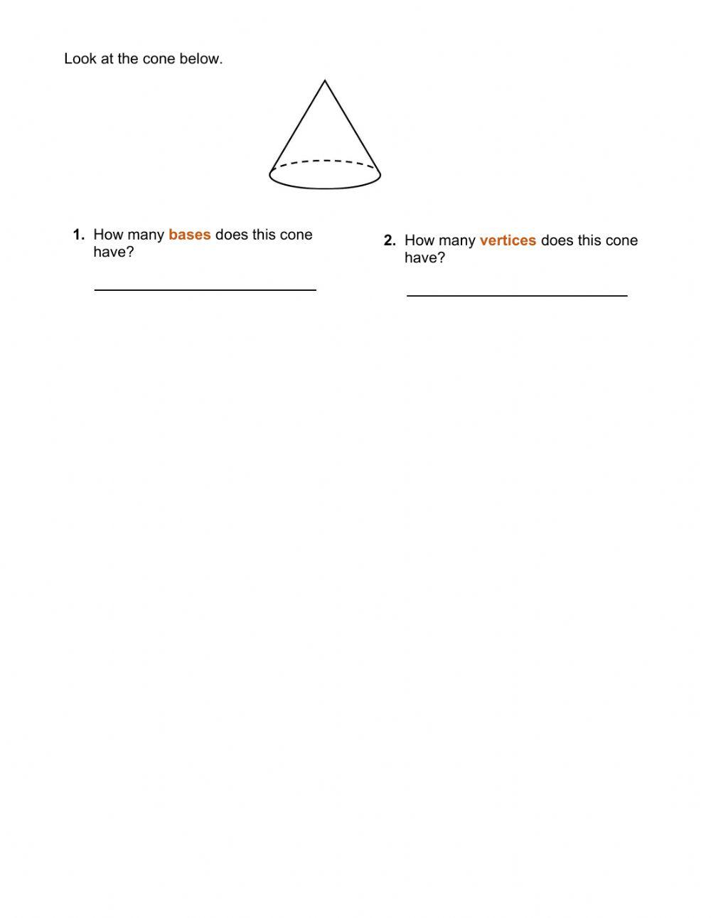 Relating Solids and Shapes