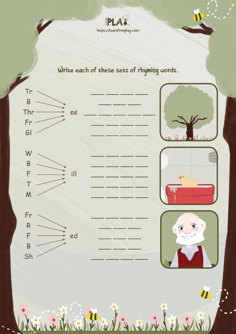 Frugal Fred - Rhyming Words