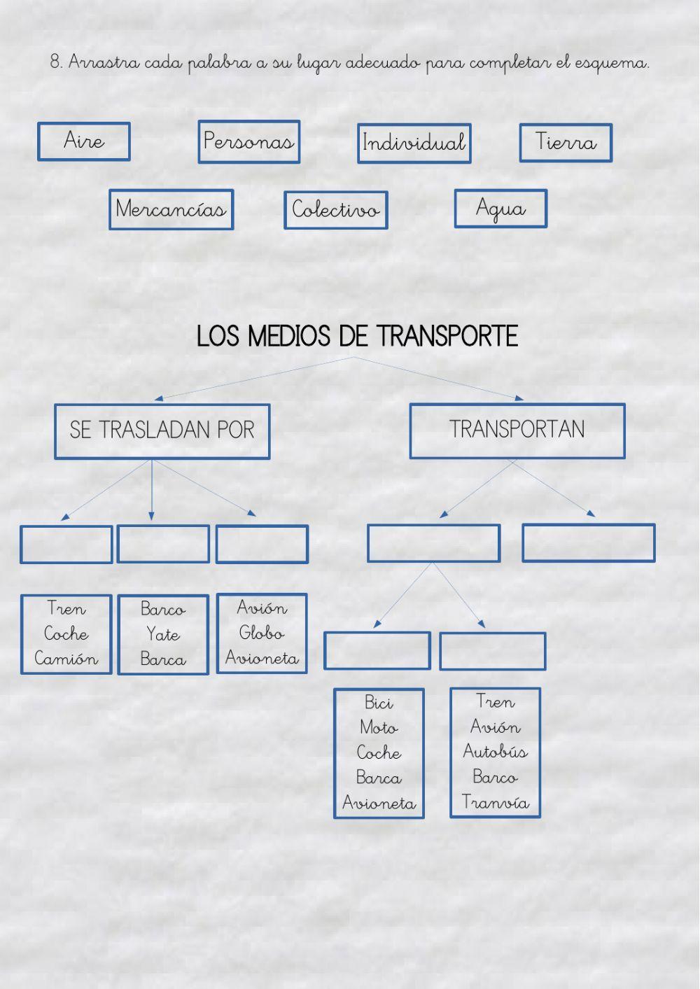 Los medios de transporte