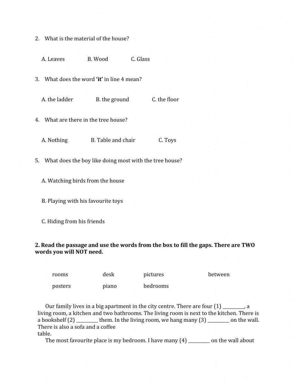 Lớp 6 - Unit 3 MY FRIENDS-READING