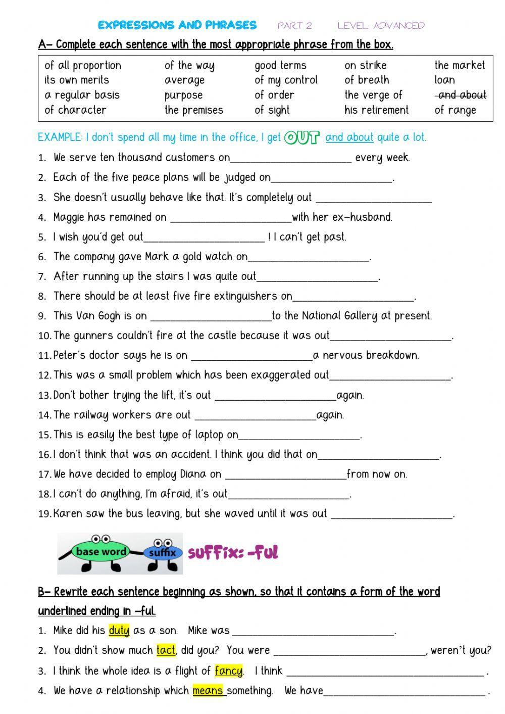 Expressions and phrases 2 CAE