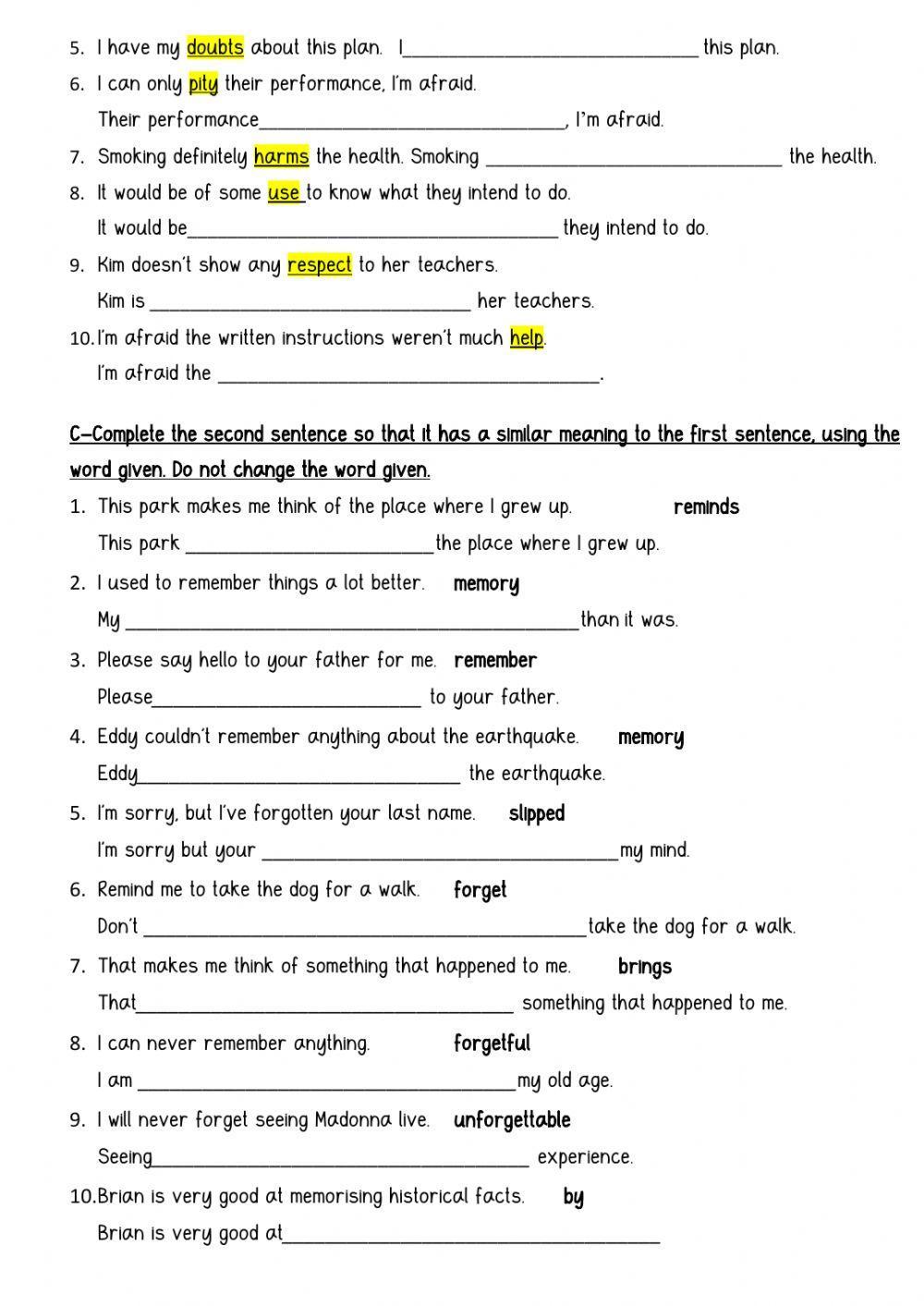 Expressions and phrases 2 CAE