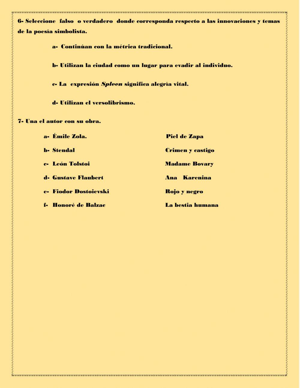 Literatura europea del siglo XIX