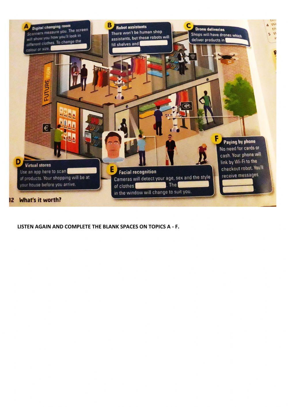 INTERMEDIATE Online Lesson 19 Vocabulary Shops and Shopping