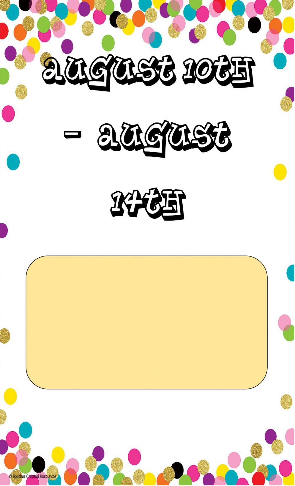 Separador semanal 1st