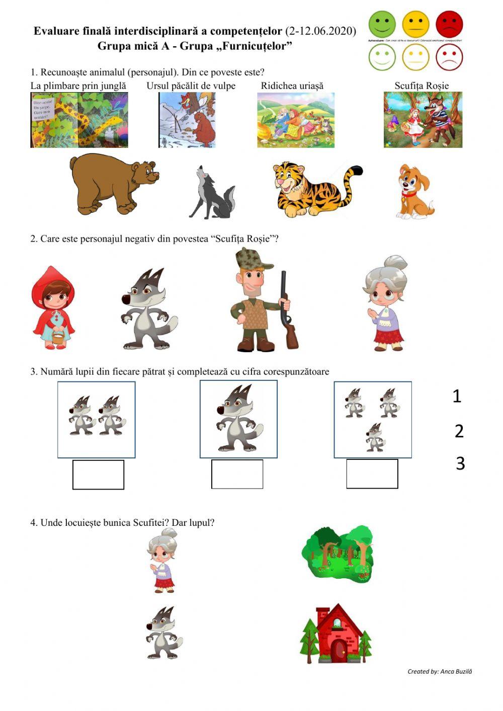 Fișă interdisciplinară 1