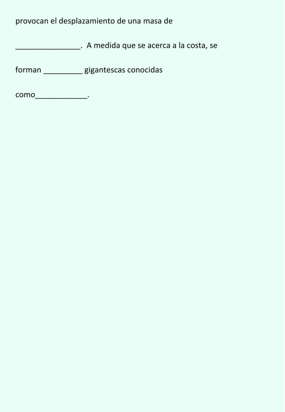 Olas- mareas y corrientes