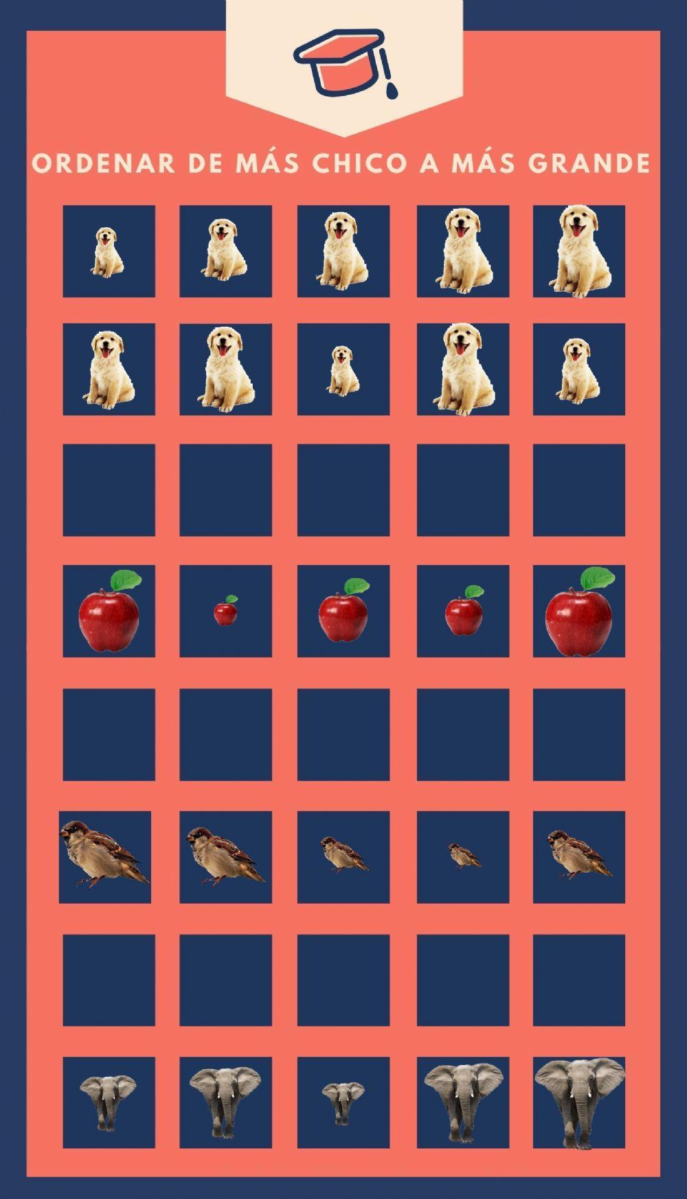 Ordenar de más chico a más grande