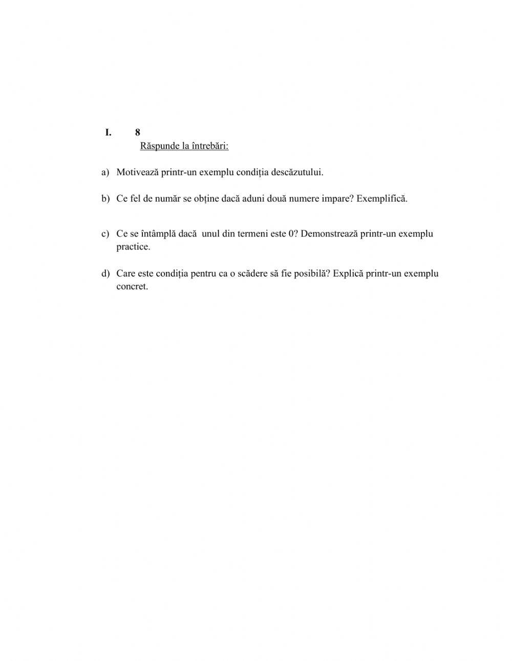 Proba de evaluare sumativă