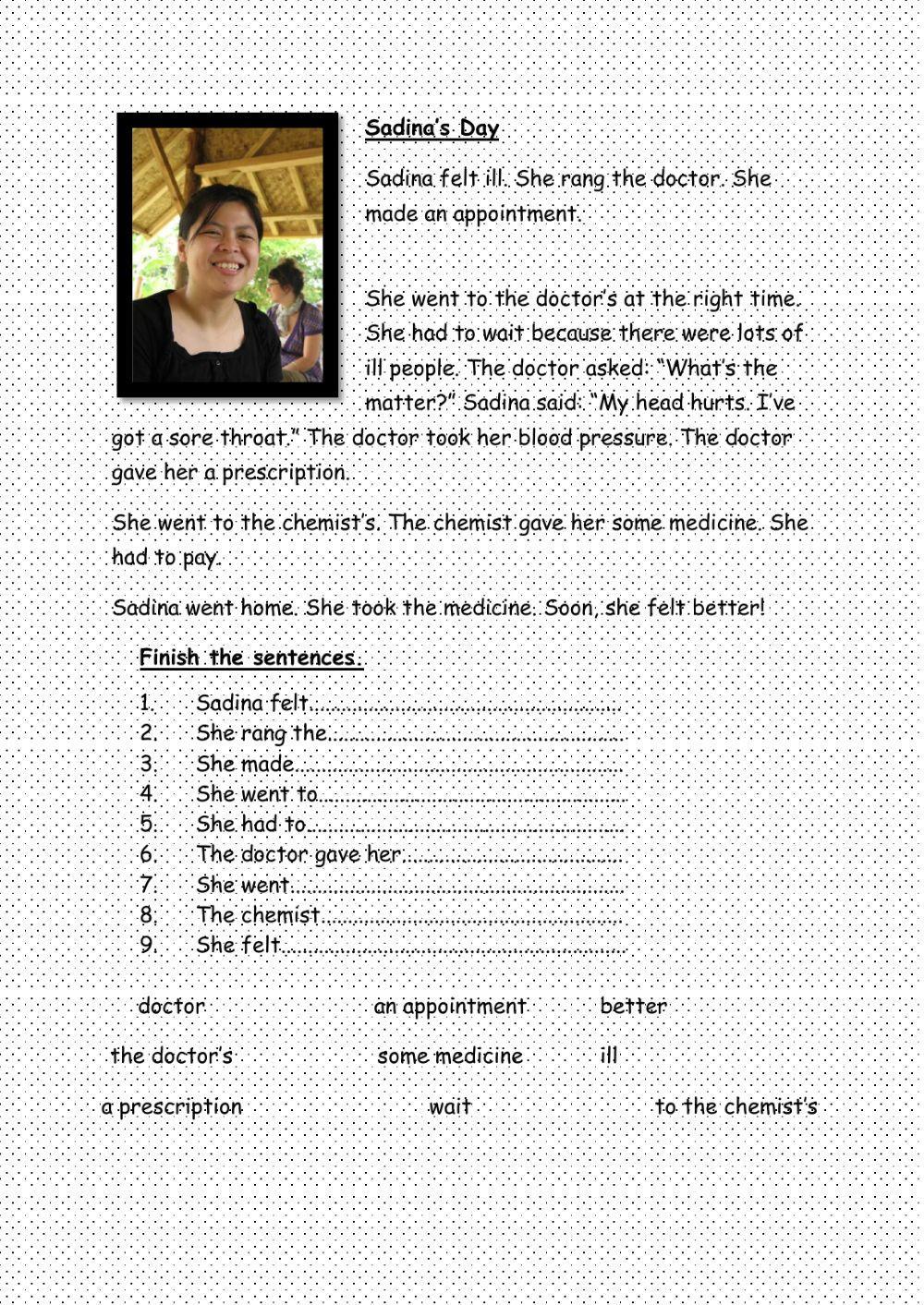 Going to the doctor's