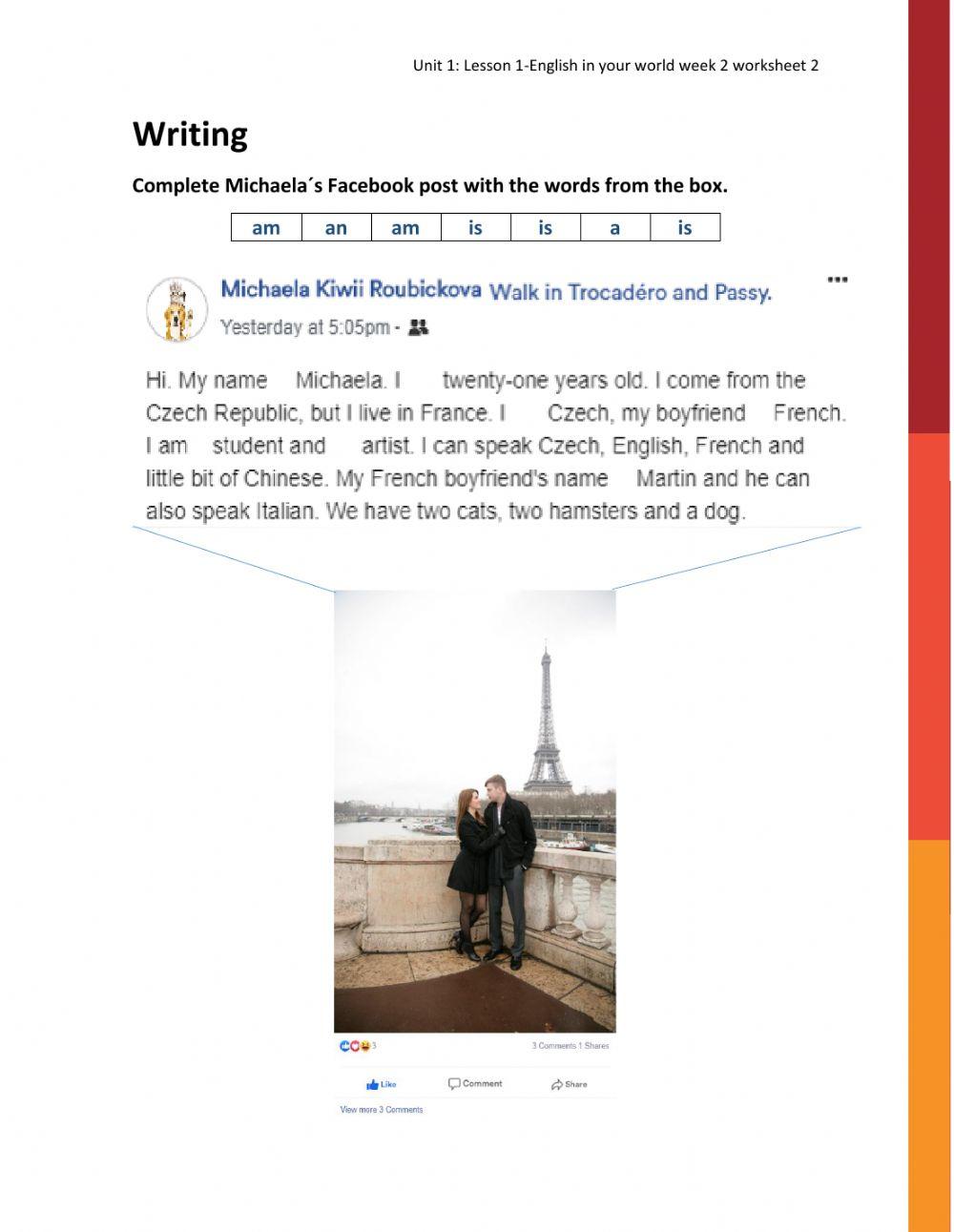 English in your world