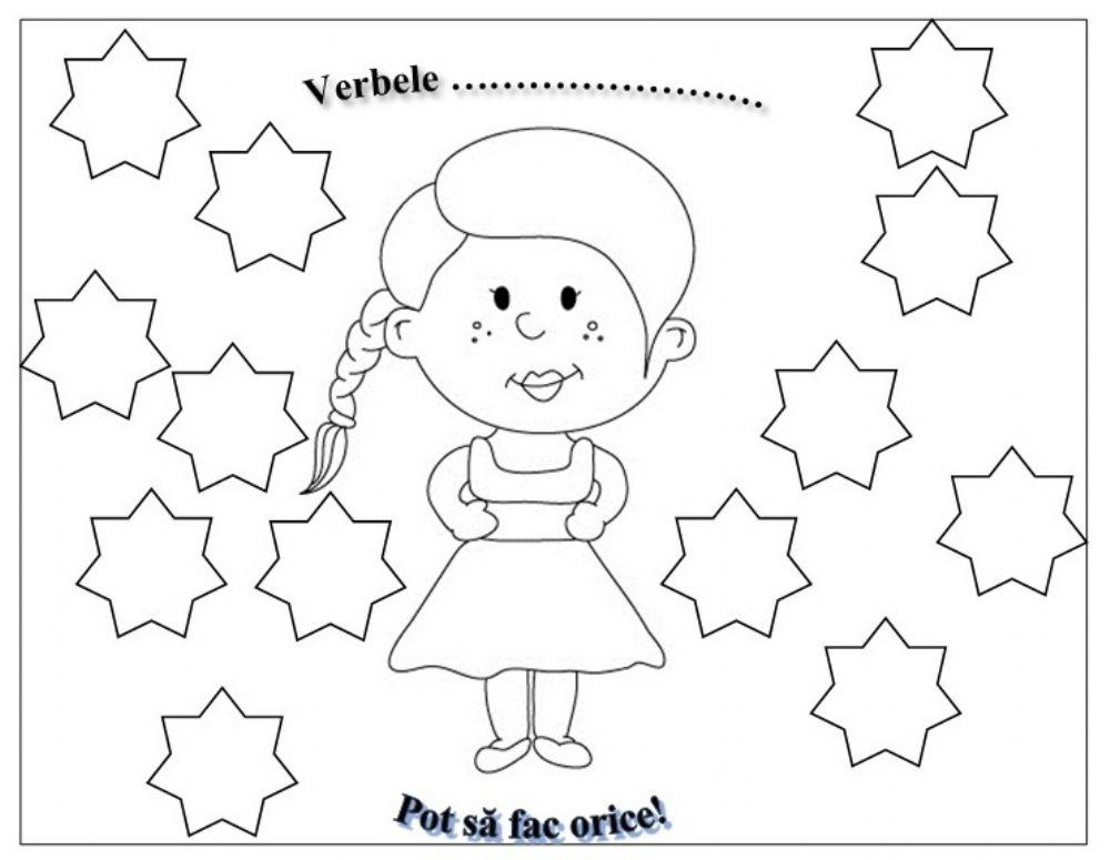 Verbul . Pot să fac orice. Pentru fete