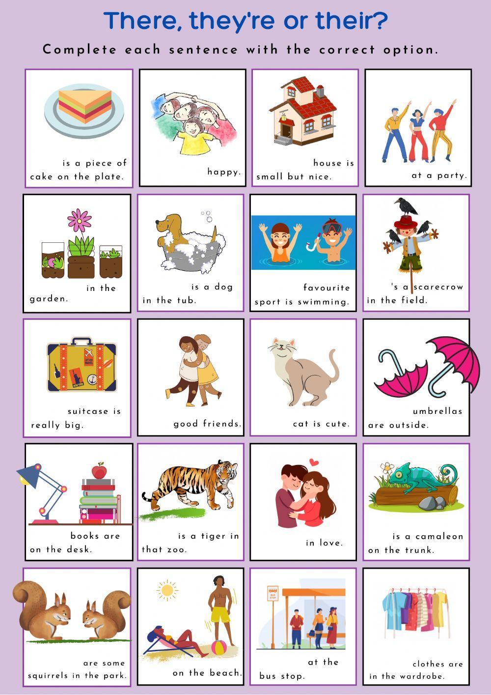 There, they're or their?