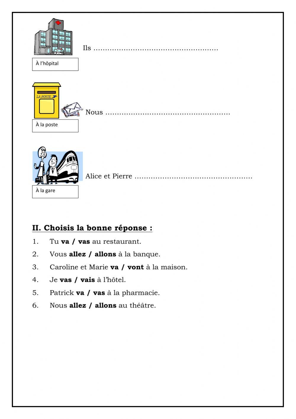 Verbe etre - avoir - aller 