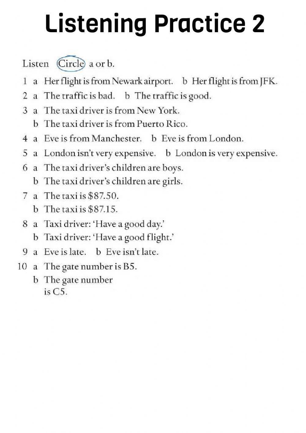 Listening Present Simple