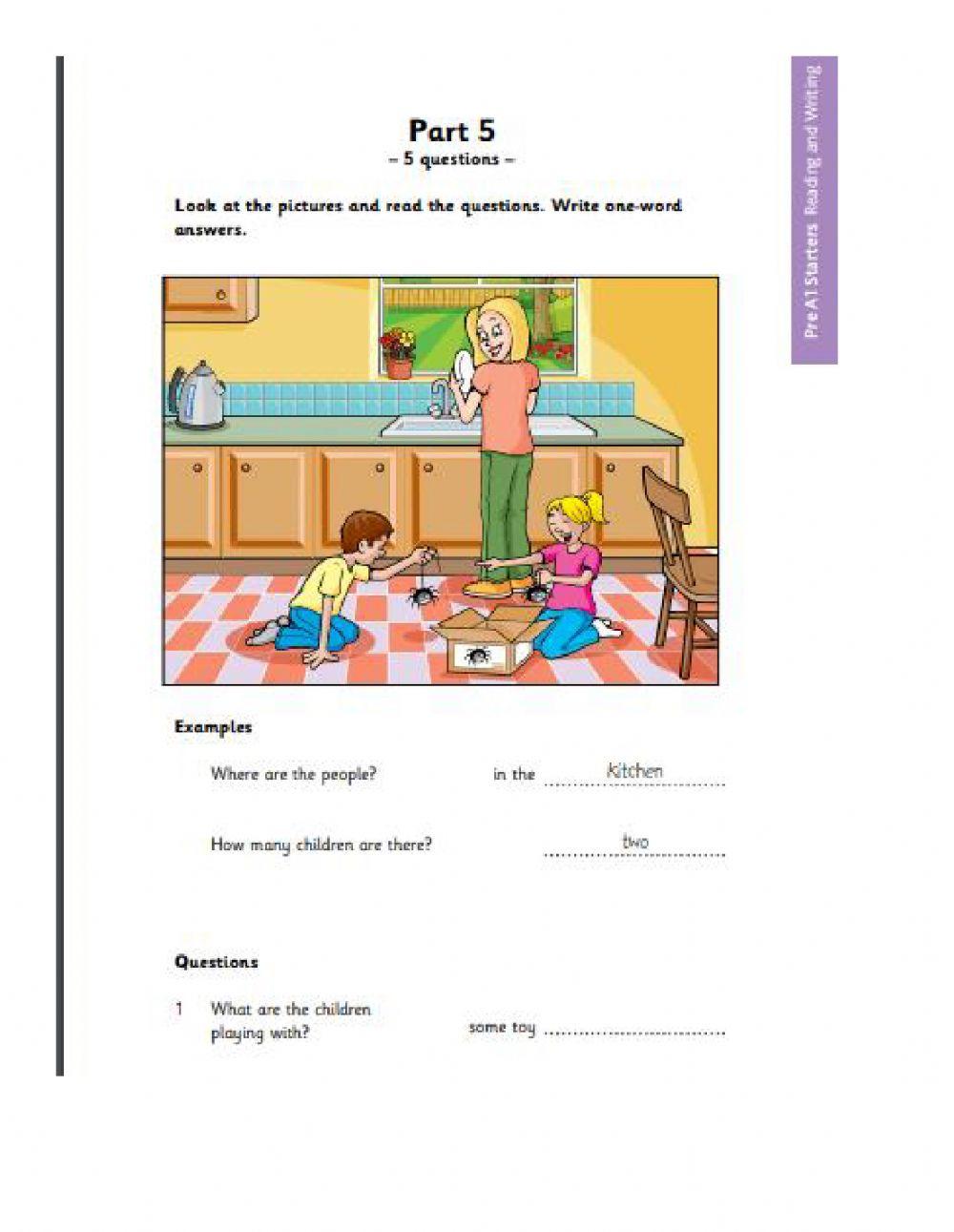 Questionnaire first grade part 2