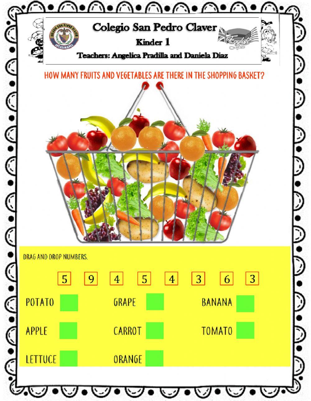 Counting Fruits and Veggies