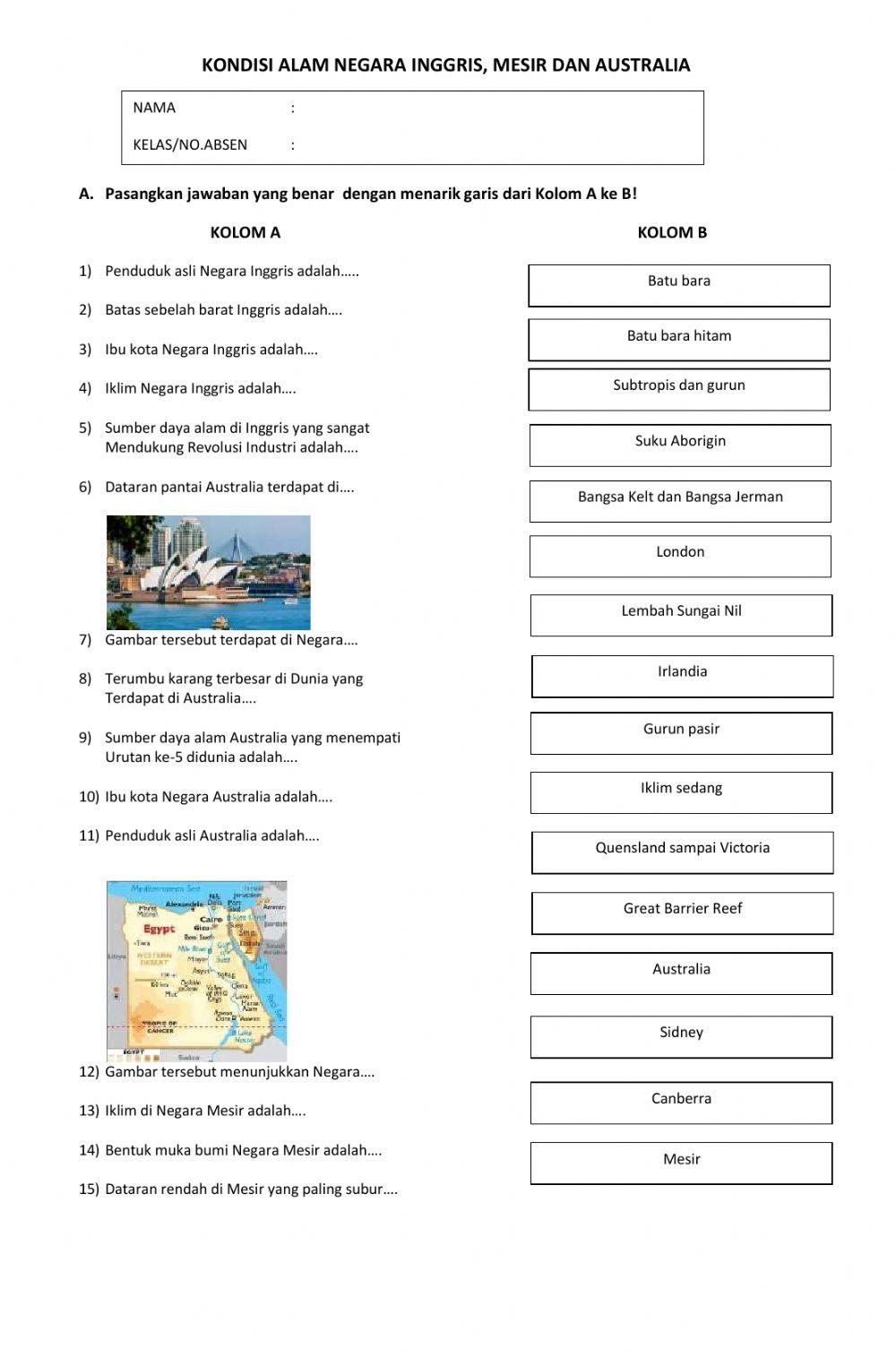 Latihan soal kelas 9