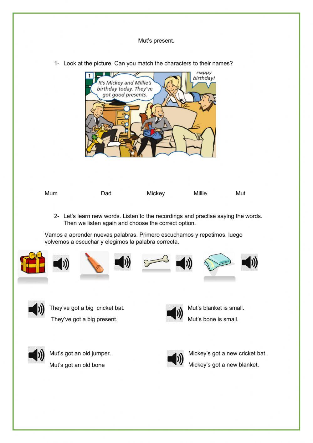 Reading compreh Free Interactive Worksheets 344106